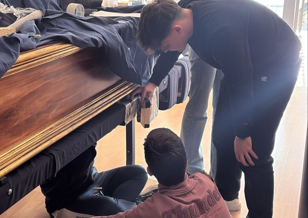 JUNTA JOVEN ULTIMANDO LOS DETALLES PARA EL  PRIMER ENSAYO