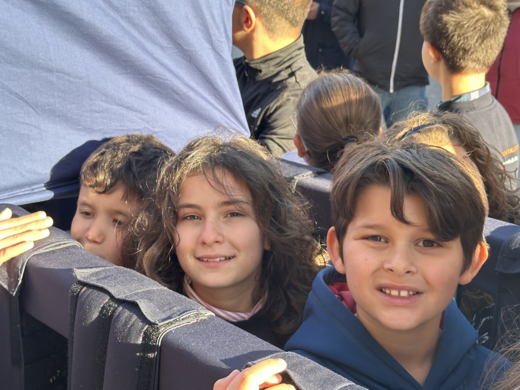 Primer ensayo de los pequeños costaleros de María santísima de la Paz