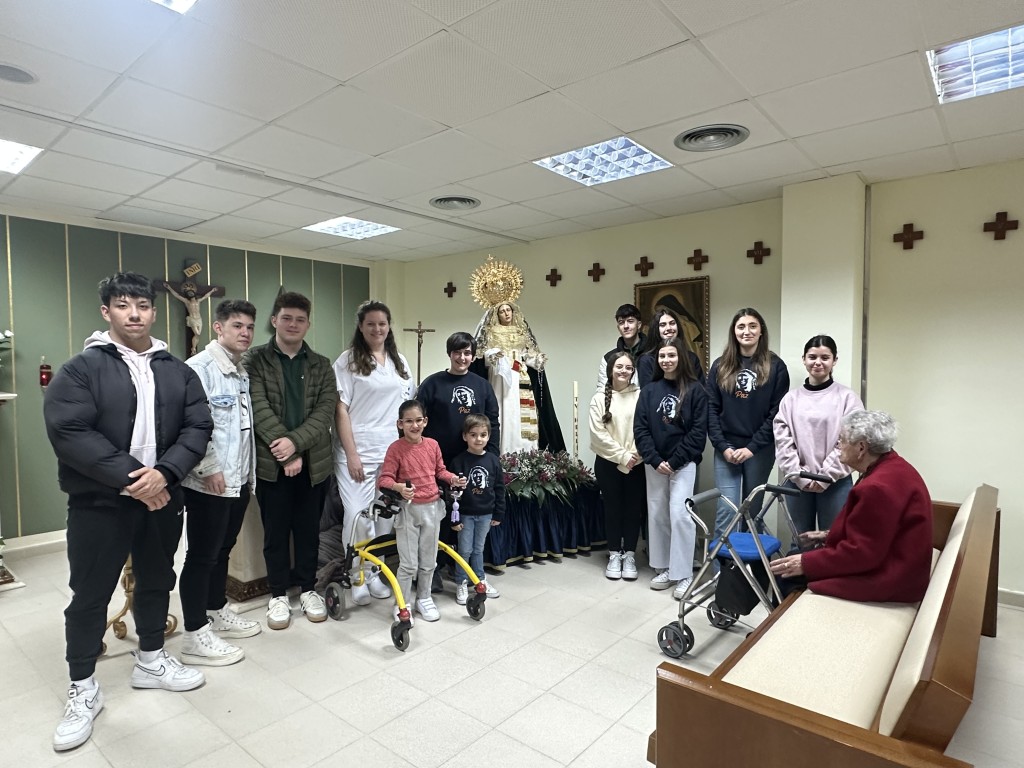 Maria Santísima de la Paz ya está en las Hazas