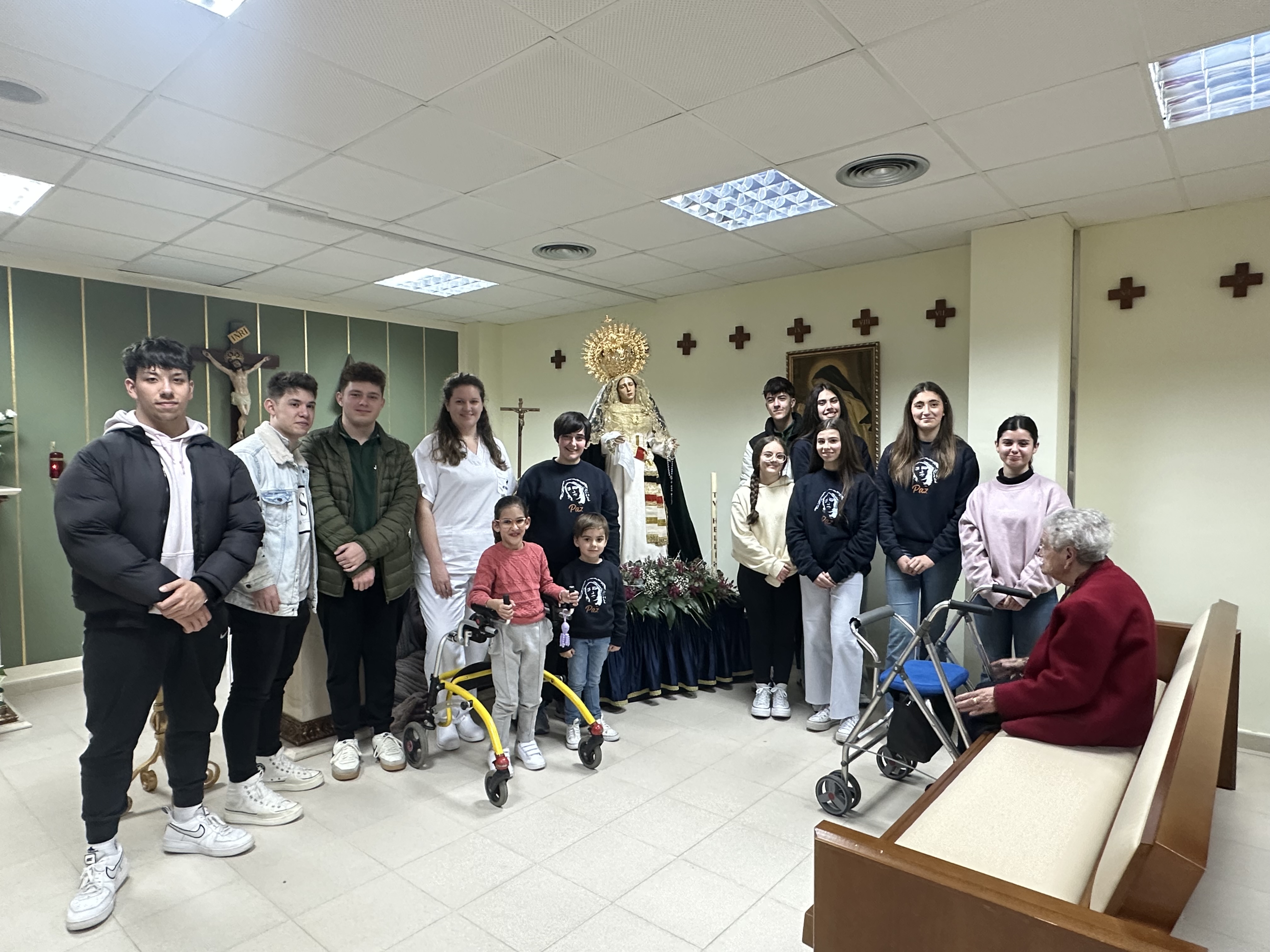 Maria Santísima de la Paz ya está en las Hazas