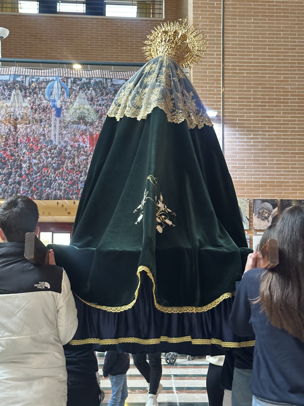 Maria Santísima de la Paz ya está en las Hazas