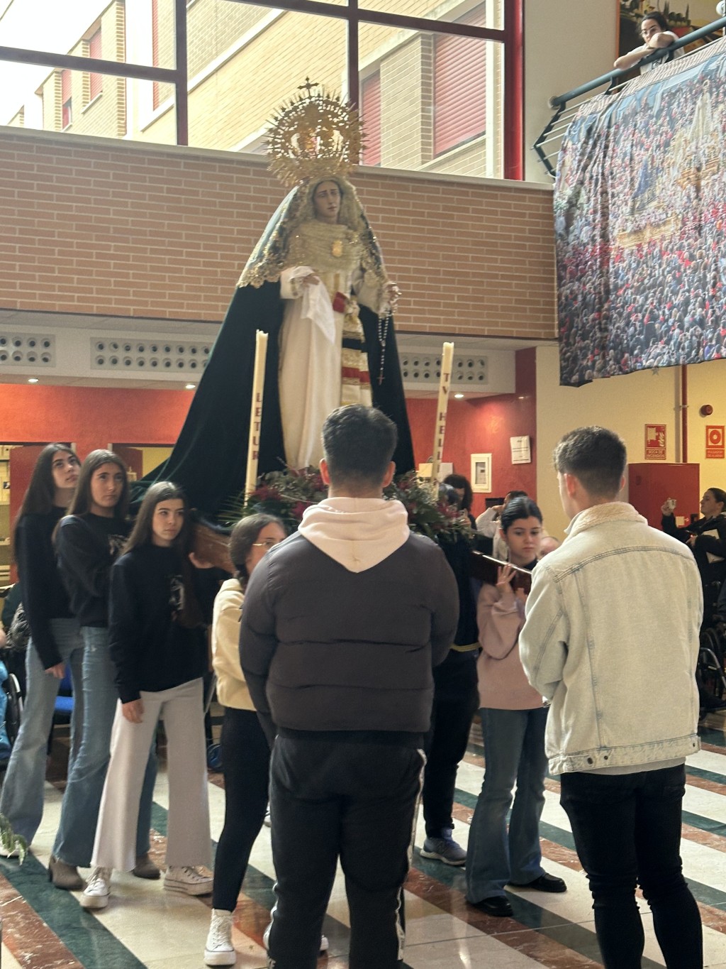 Maria Santísima de la Paz ya está en las Hazas