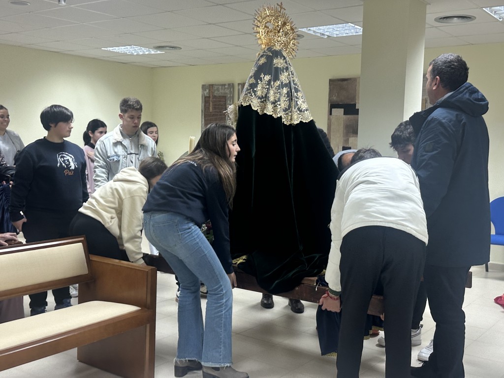 Maria Santísima de la Paz ya está en las Hazas