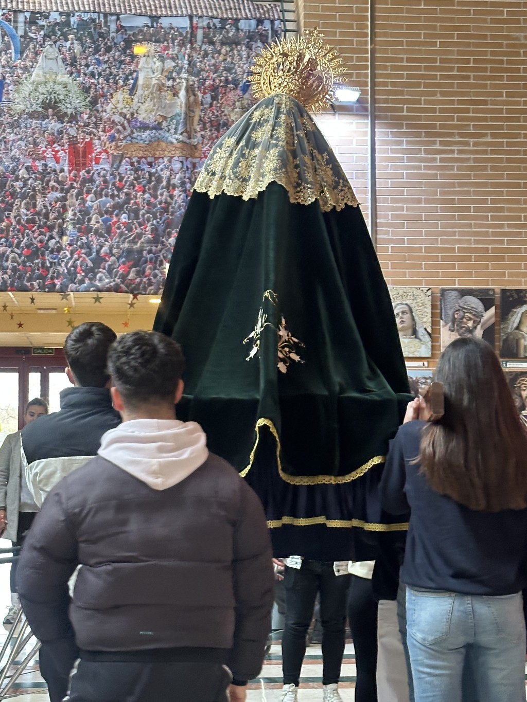 Maria Santísima de la Paz ya está en las Hazas