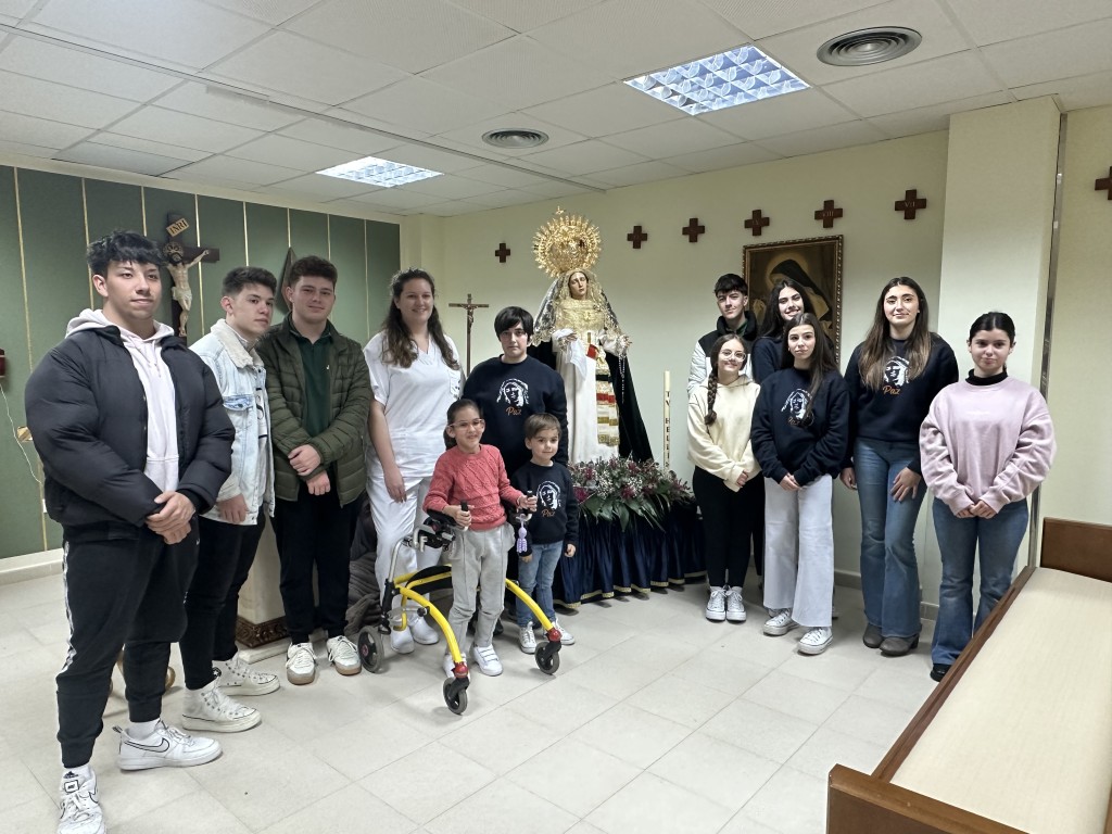 Maria Santísima de la Paz ya está en las Hazas