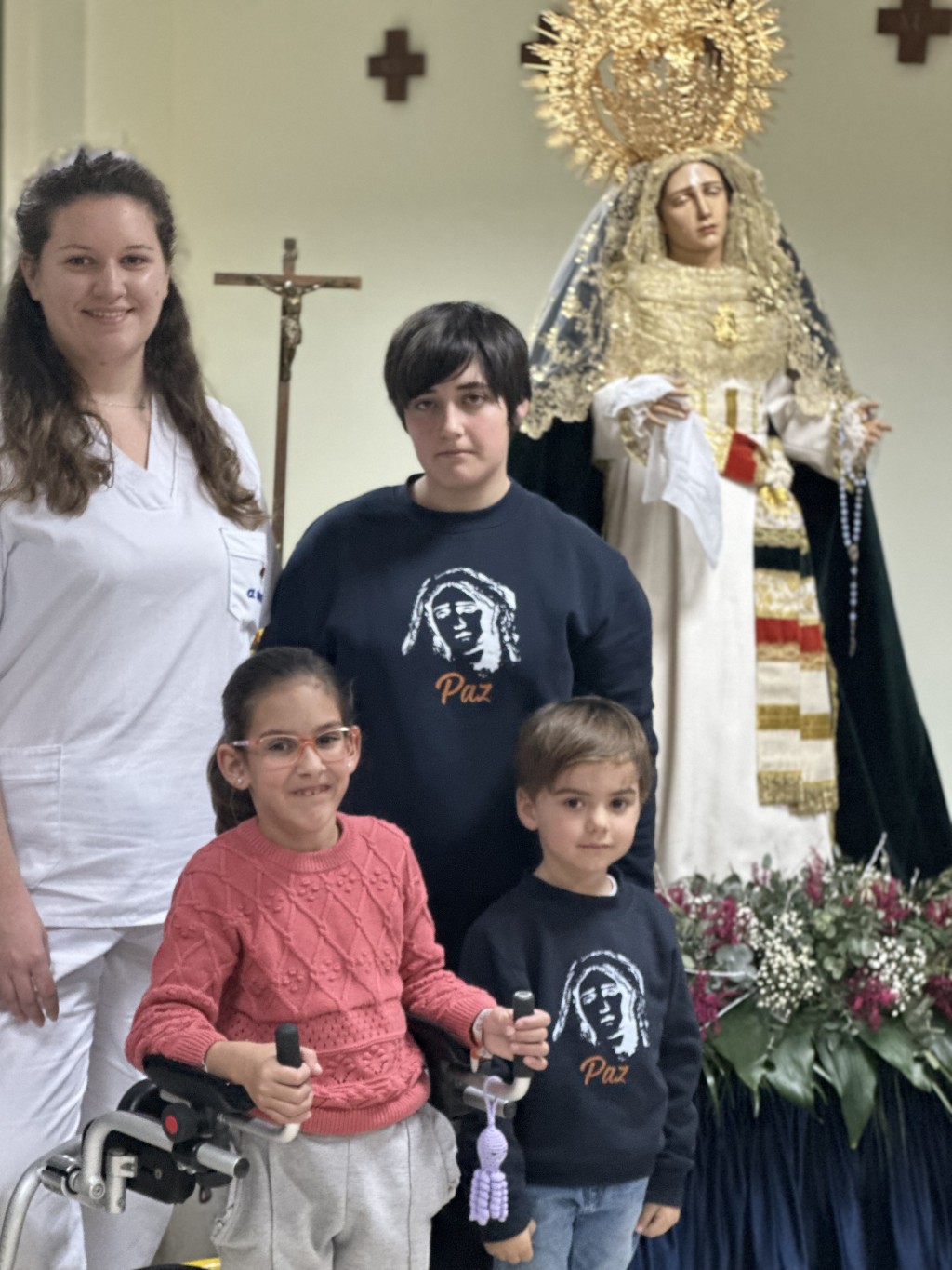 Maria Santísima de la Paz ya está en las Hazas