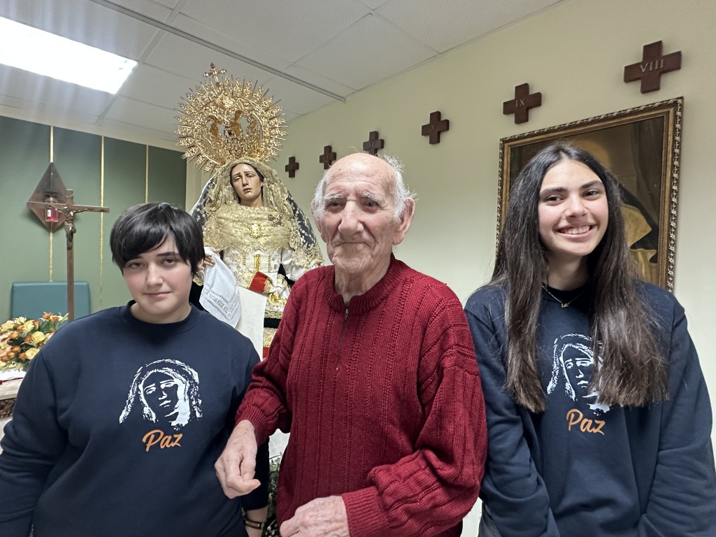 Maria Santísima de la Paz ya está en las Hazas