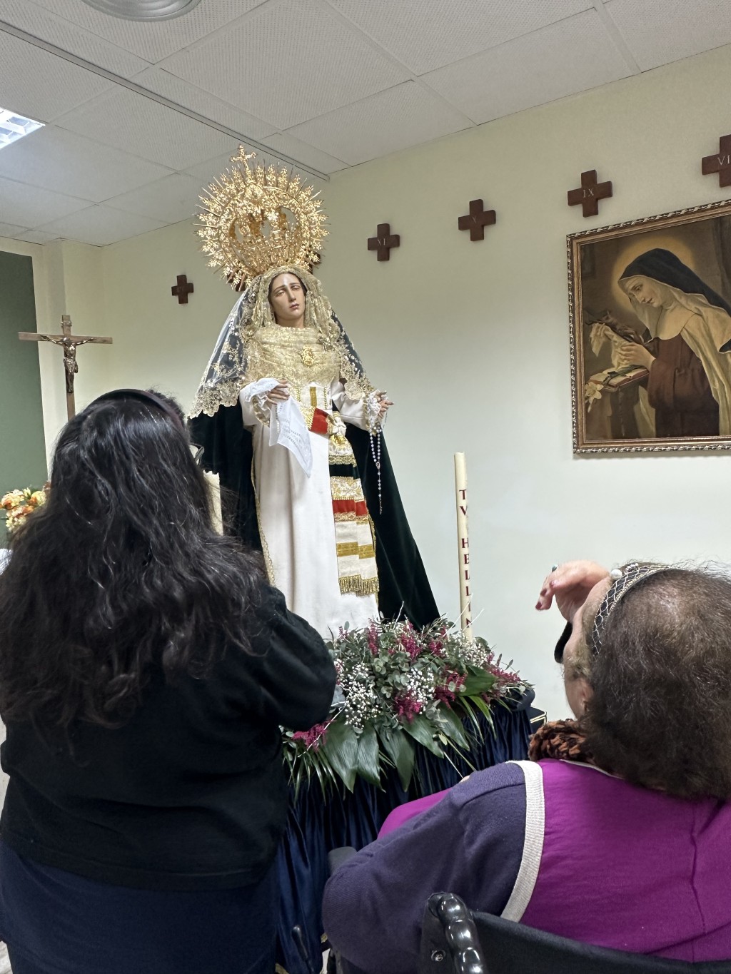 Maria Santísima de la Paz ya está en las Hazas