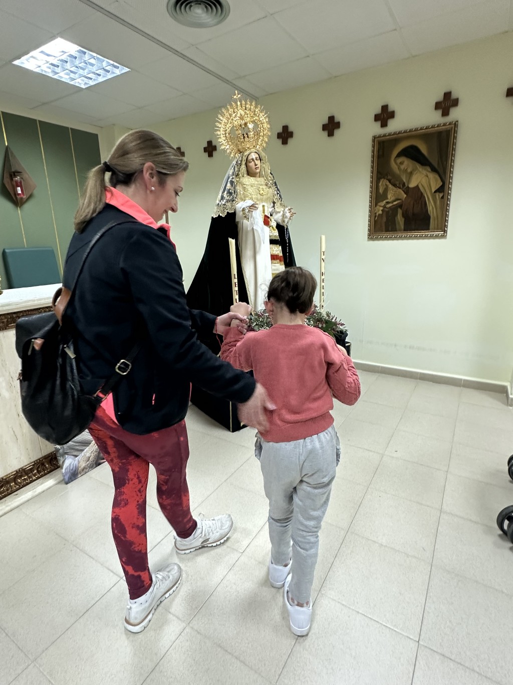 Maria Santísima de la Paz ya está en las Hazas