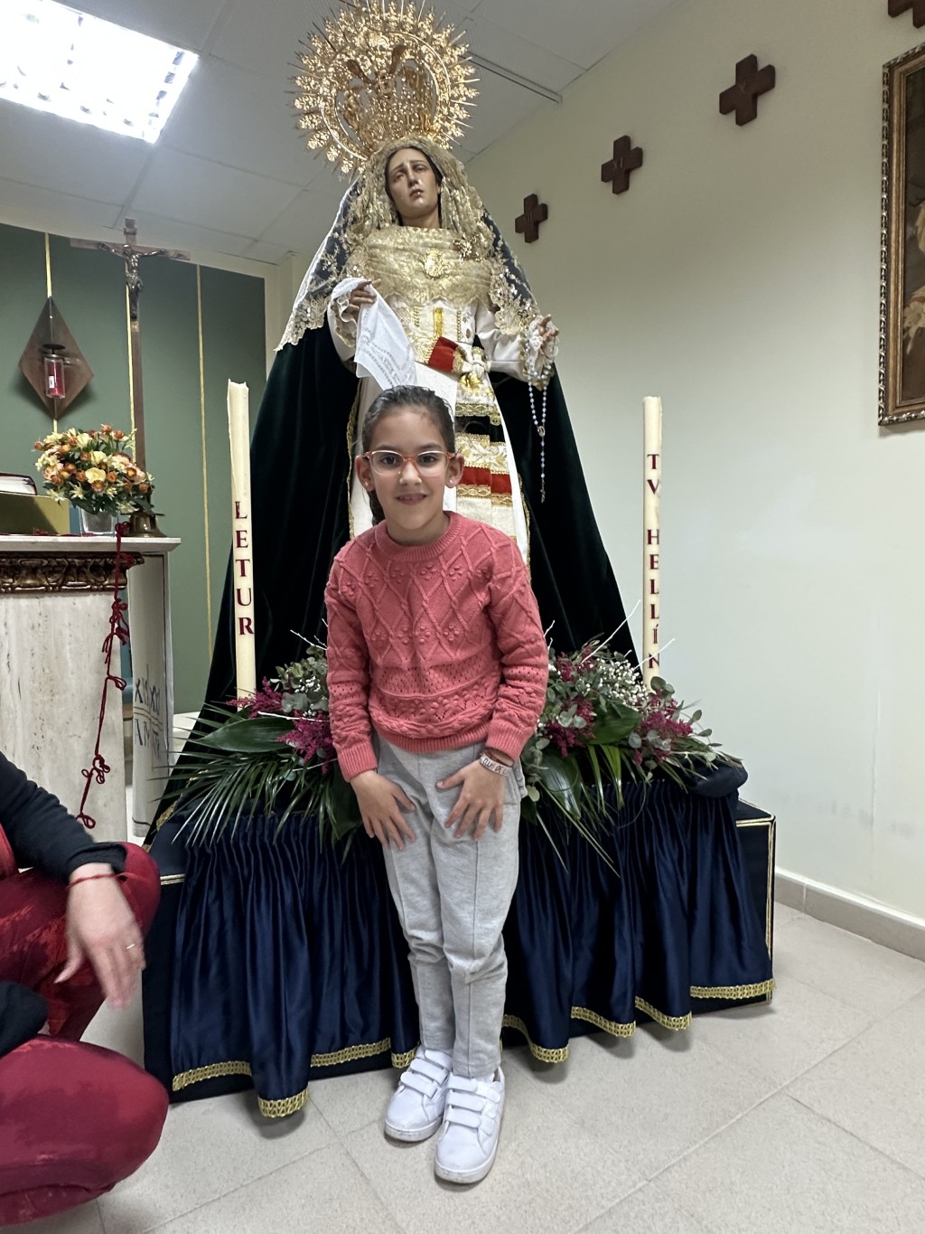 Maria Santísima de la Paz ya está en las Hazas