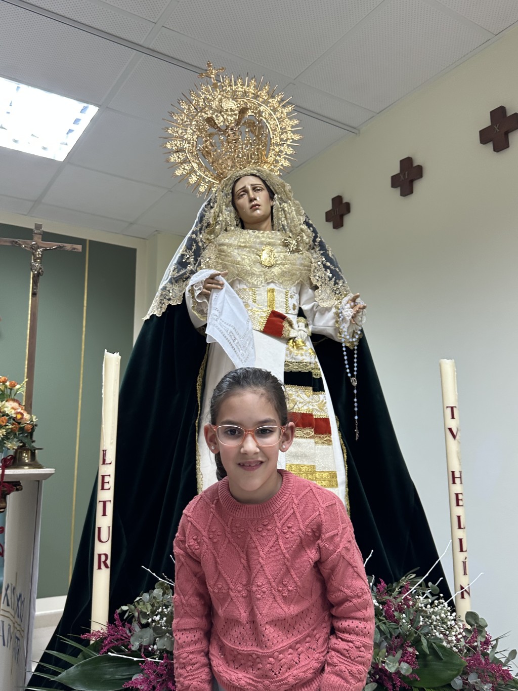 Maria Santísima de la Paz ya está en las Hazas