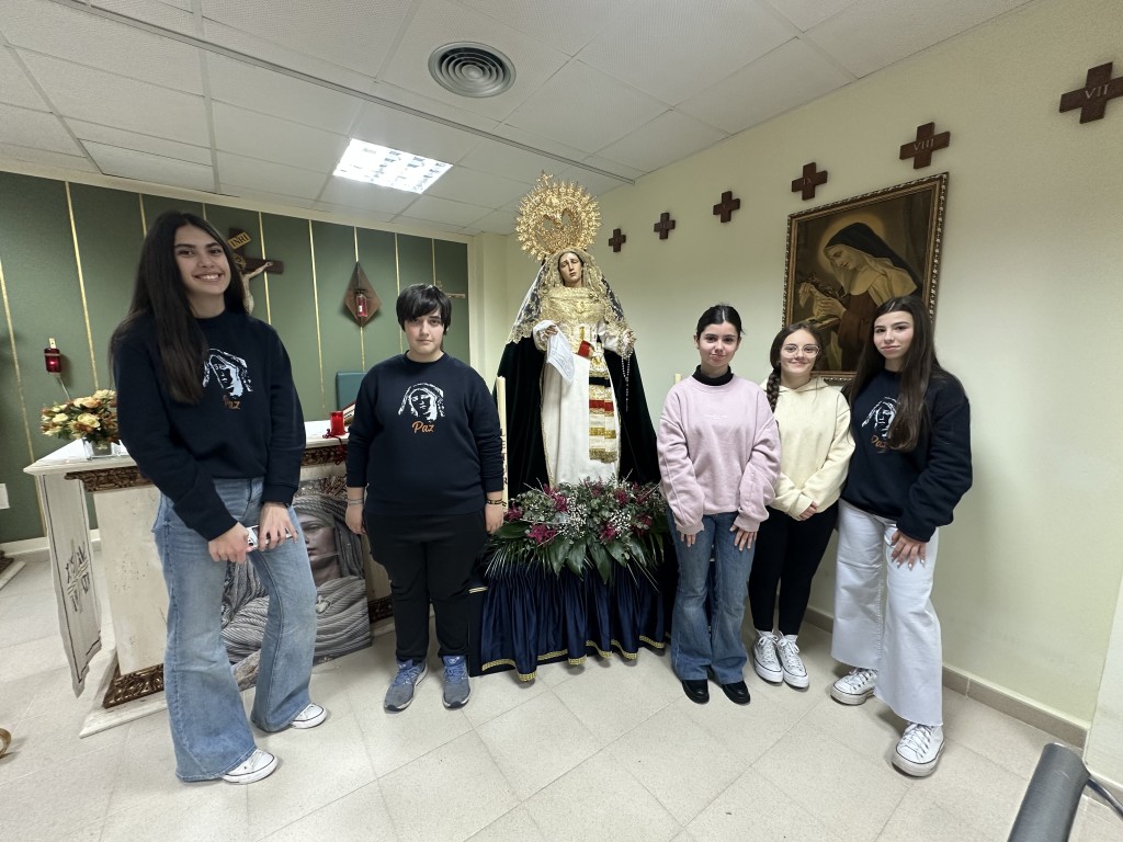 Maria Santísima de la Paz ya está en las Hazas