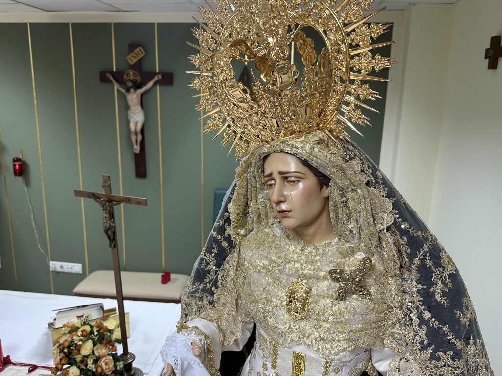 Maria Santísima de la Paz ya está en las Hazas
