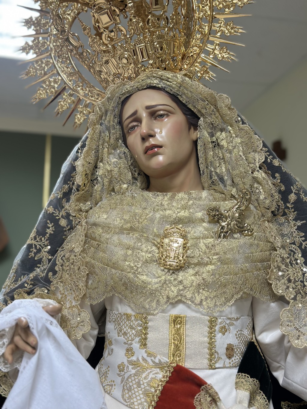 Maria Santísima de la Paz ya está en las Hazas
