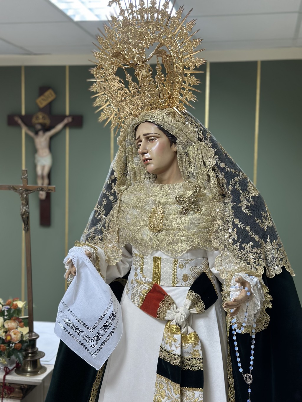 Maria Santísima de la Paz ya está en las Hazas
