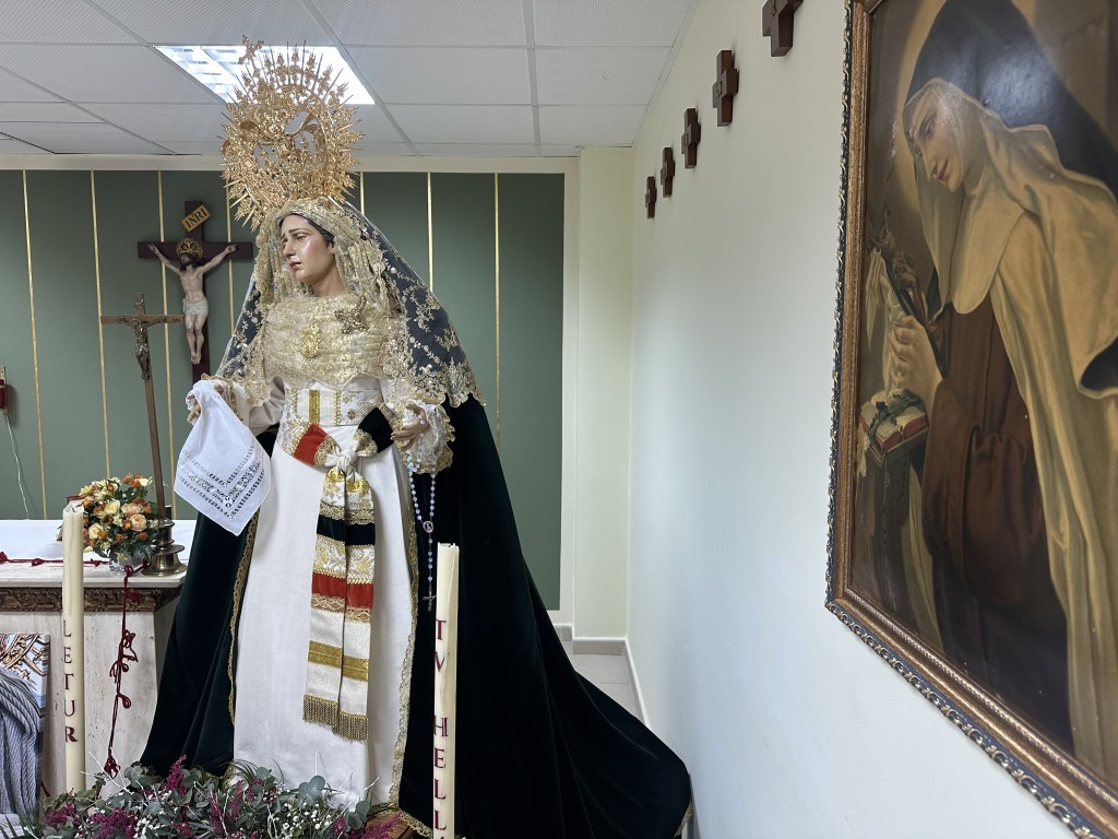 Maria Santísima de la Paz ya está en las Hazas