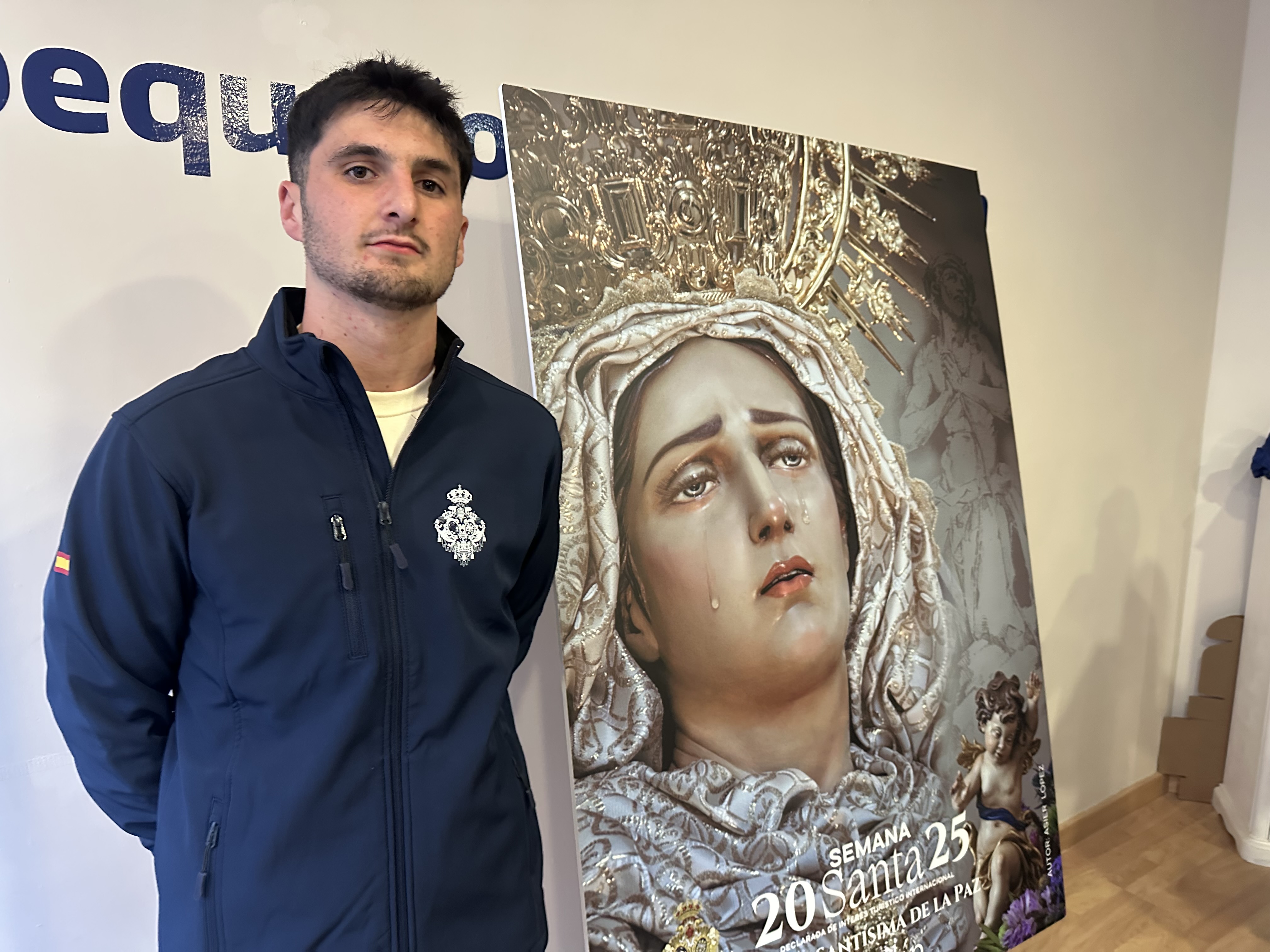 PRESENTACIÓN CARTEL MARÍA SANTÍSIMA DE LA PAZ SEMANA SANTA 2025 , autor Asier Ló