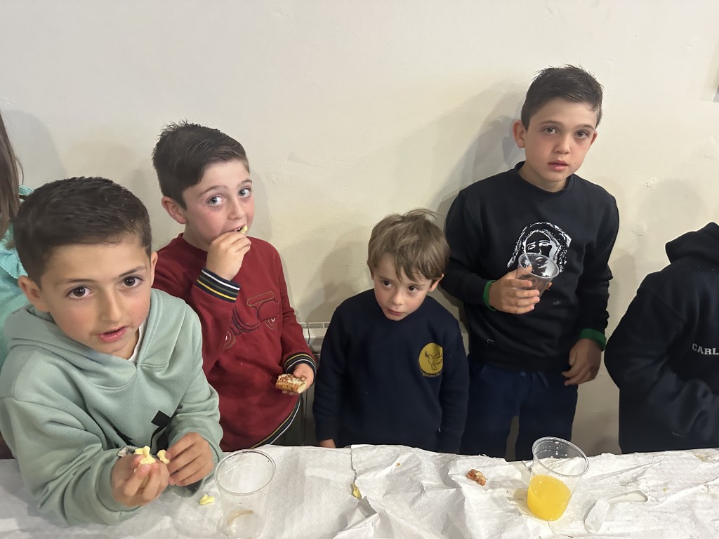 MERIENDA PEQUEÑOS COSTALEROS