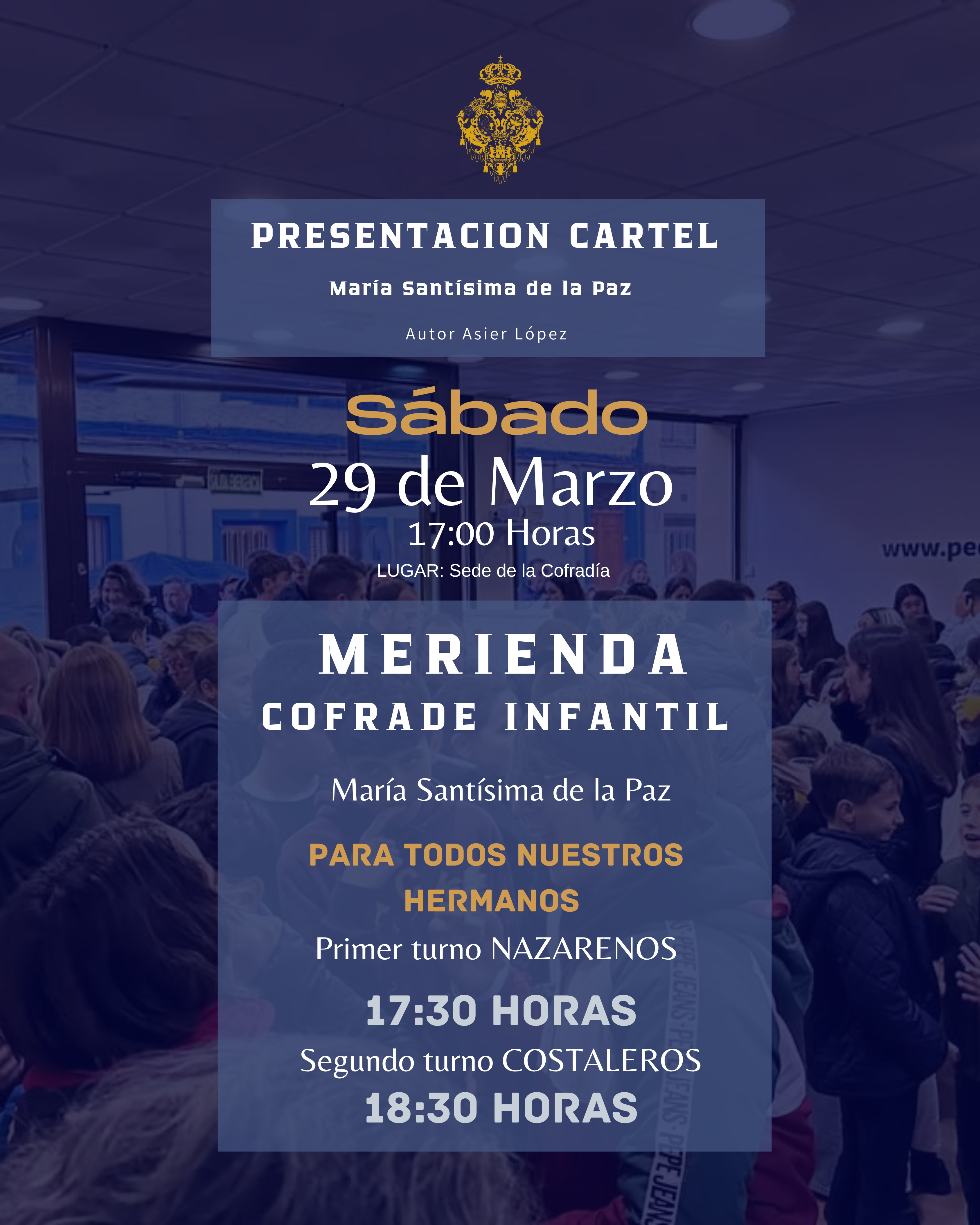 MERIENDA COFRADE Y PRESENTACIÓN CARTEL 2025